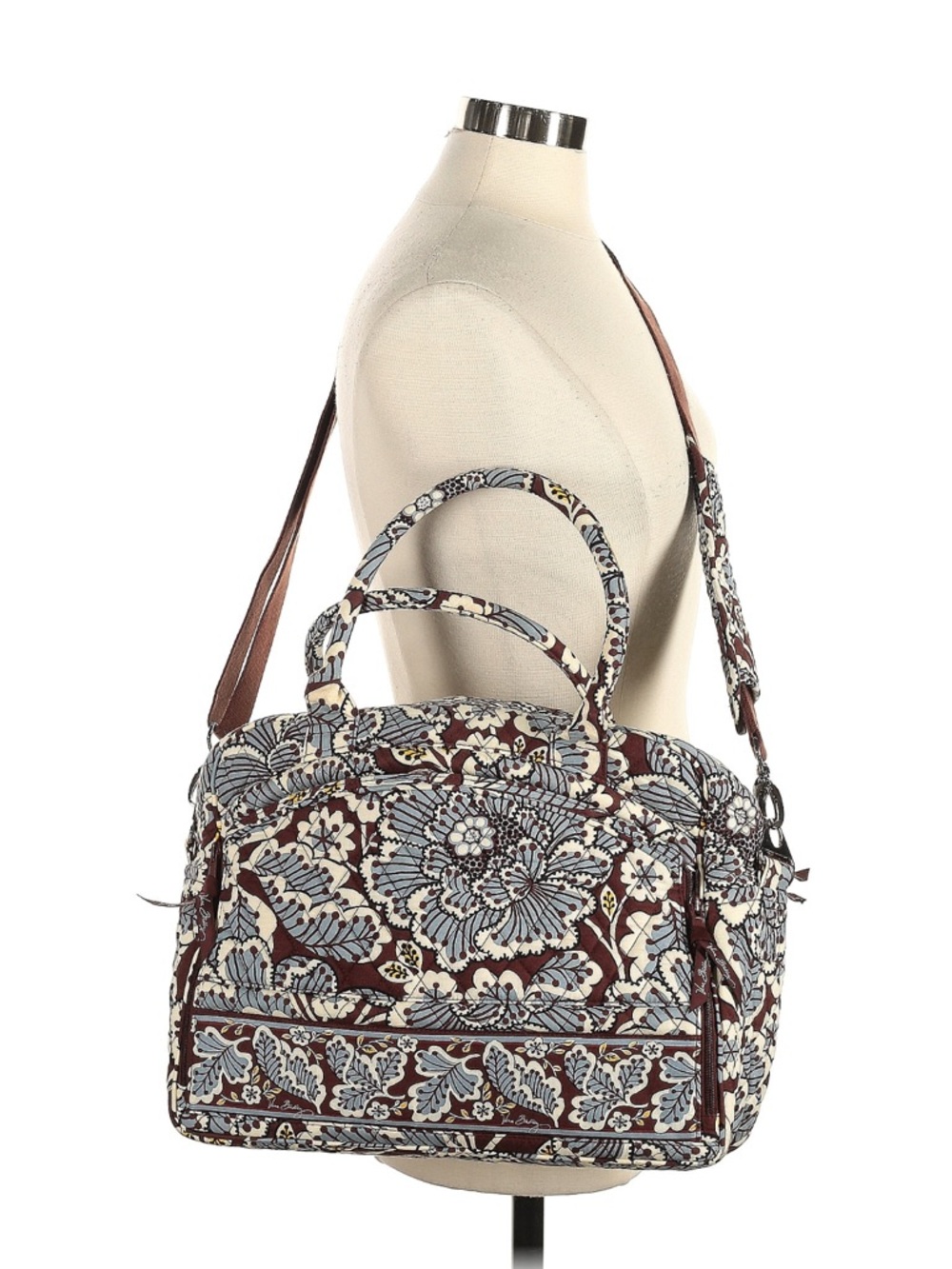 Vera Bradley Quilted Floral Crossbody Shoulder Bag Weekender Bag